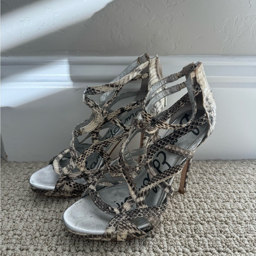 Sam Edelman Snakeskin Heel